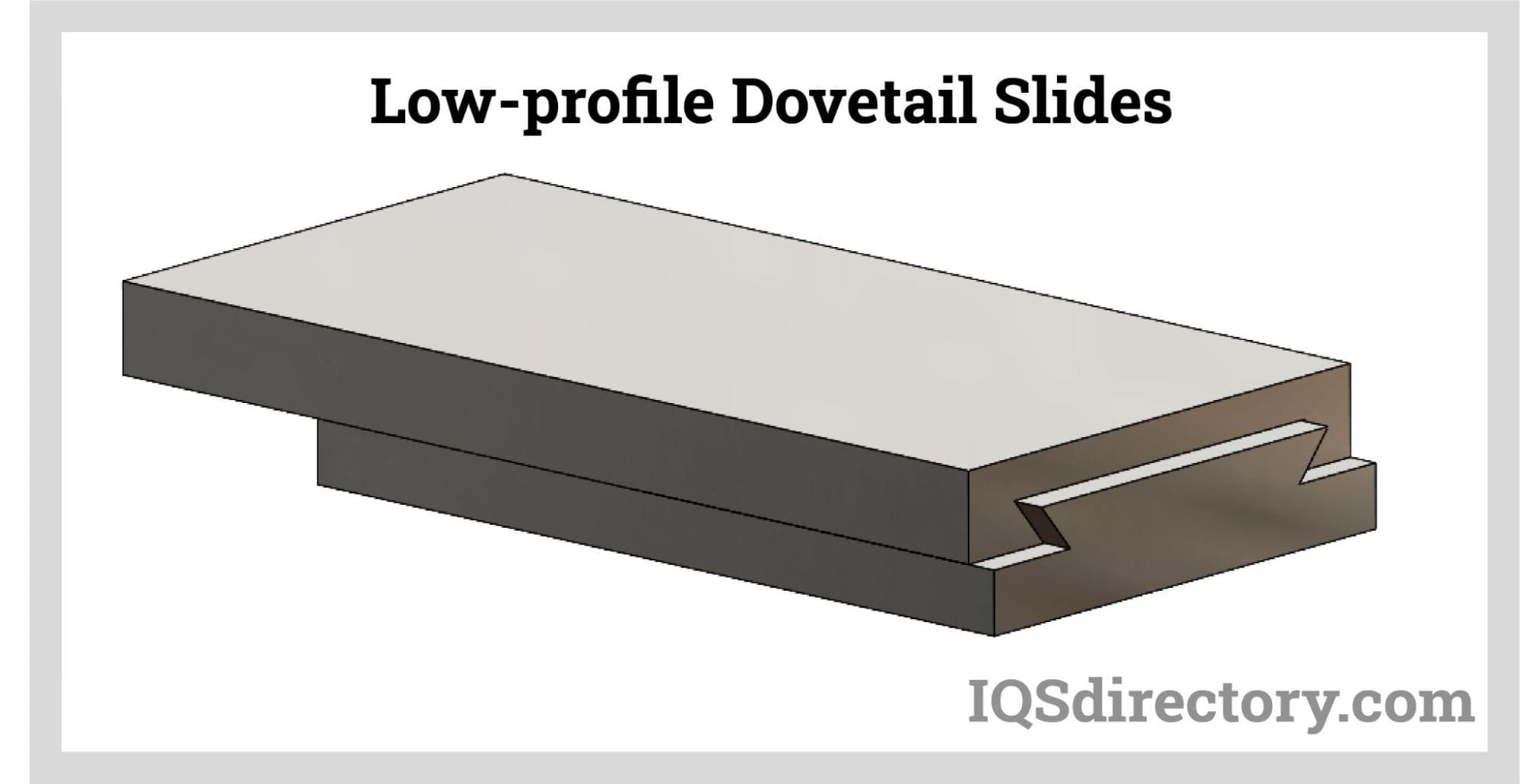 Low-Profile Dovetail Slides